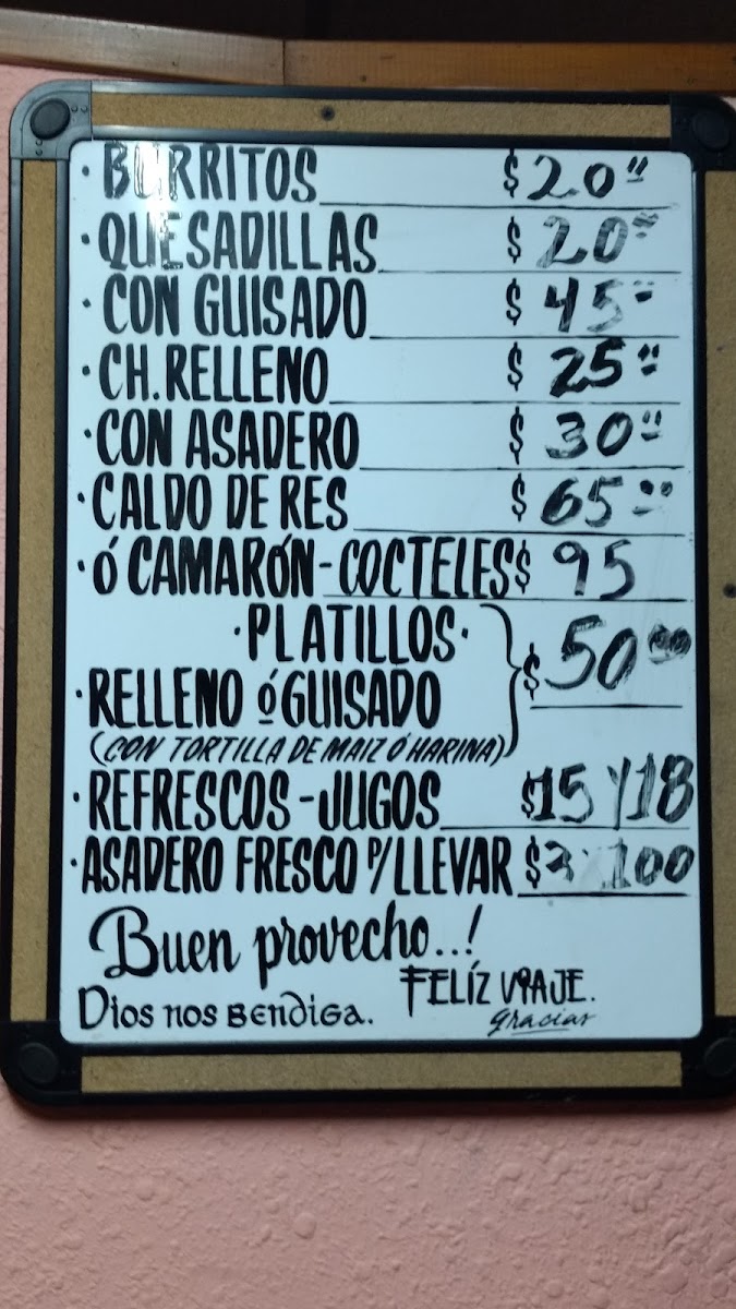 RESTAURANTE MONTANA Menu - Image 1